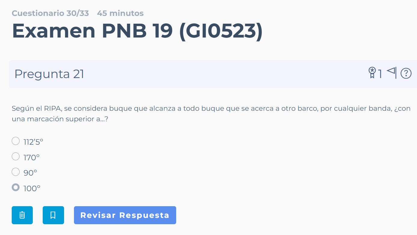 Pregunta Maniobras PNB